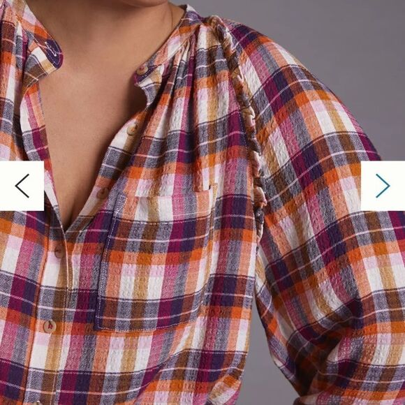 Anthropologie Pilcro Breezy Buttondown - Picture 7 of 12